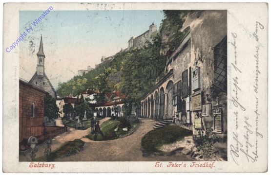 ak121002 Salzburg, St. Peter's Friedhof