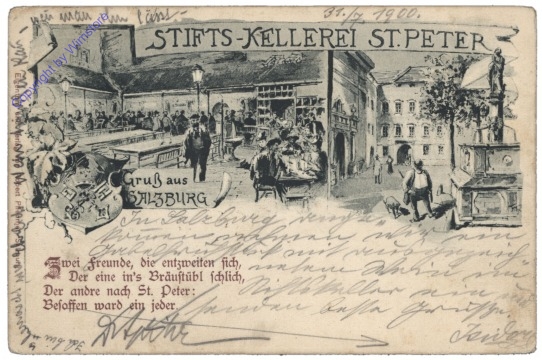 ak121003 Salzburg, Stifts-Kellerei St. Peter