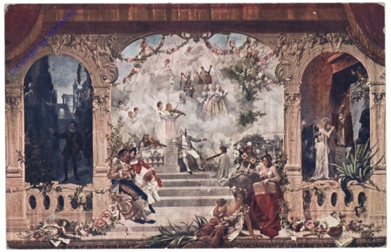 Salzburg, Der Mozartvorrhang im Salzburger Stadttheater