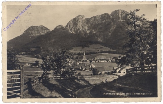 Abtenau, gegen das Tennengebirge