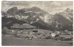 Abtenau, gegen das Tennengebirge