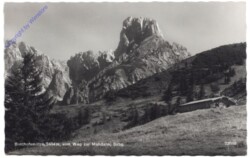 Annaberg-Lungötz, Bischofsmütze vom Weg zur Mahdalm