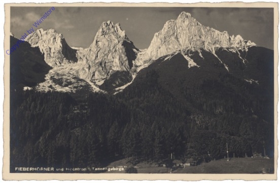 ak121045_1 Annaberg-Lungötz, Fieberhörner und Hochtron i. Tennengebirge