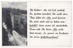 Bad Gastein, Ortsansicht, Vers