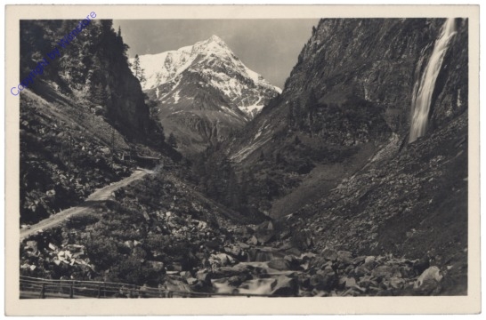 ak121105 Bad Gastein, Schleierfall mit Schareck