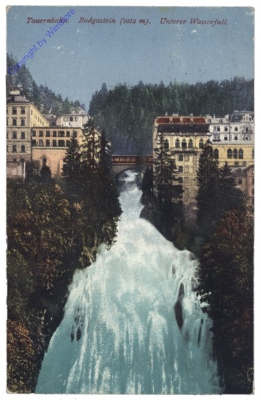 ak121111 Bad Gastein, Unterer Wasserfall