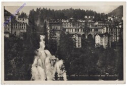 Bad Gastein, Kurhaus und Wasserfall
