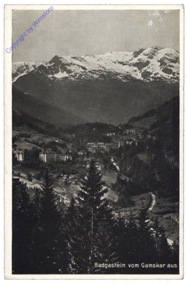 ak121131 Bad Gastein, vom Gamskar aus