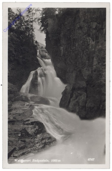 Bad Gastein, Mittlere Wasserfall-Ansicht