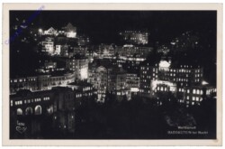Bad Gastein, Ortsansicht bei Nacht