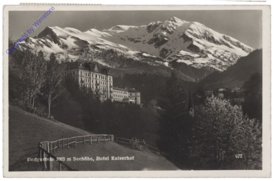 Bad Gastein, Hotel Kaiserhof