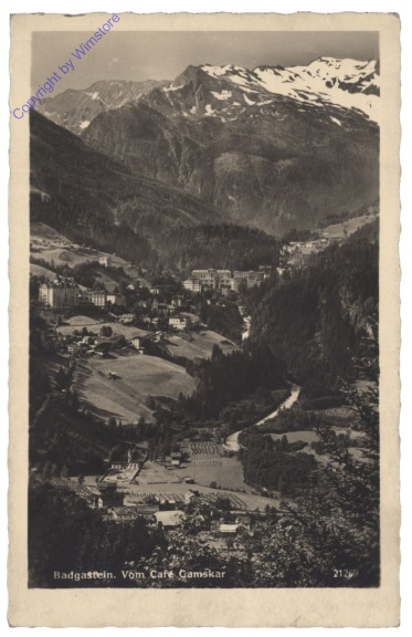 ak121184 Bad Gastein, vom Café Gamskar
