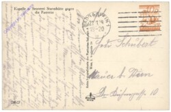 Bad Gastein, Kapelle u. Sennerei Sturmhütte gegen die Pasterze