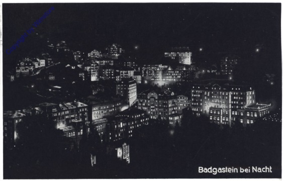Bad Gastein, bei Nacht