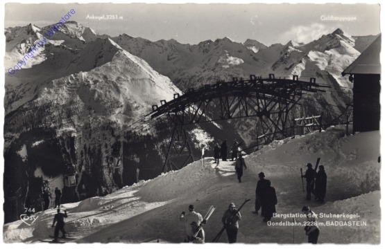 Bad Gastein, Bergstation der Stubnerkogel-Gondelbahn