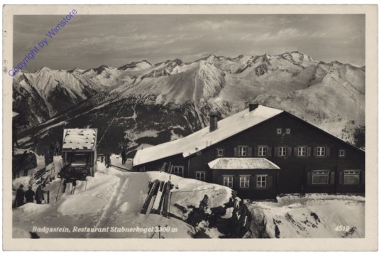 ak121202 Bad Gastein, Restaurant Stubnerkogel