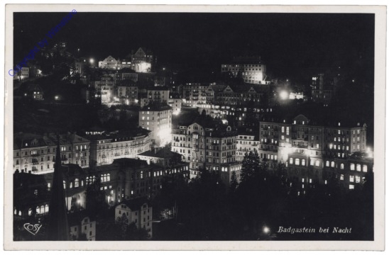 Bad Gastein, bei Nacht