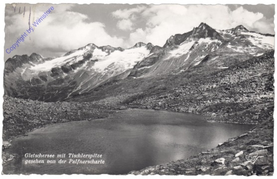 Bad Gastein, Gletschersee mit Tischlerspitze gesehen von der Palfnerscharte