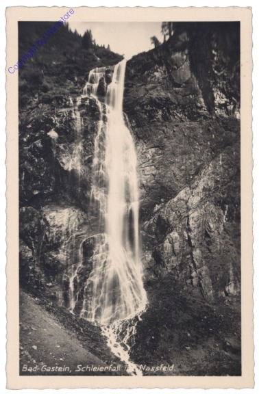ak121292 Bad Gastein, Schleierfall im Nassfeld