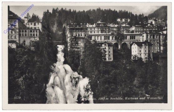 Bad Gastein, Kurhaus und Wasserfall