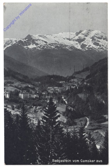 ak121341 Bad Gastein, vom Gamskar aus