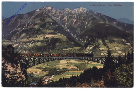 ak121369 Bad Gastein, Tauernbahn, Angerbrücke