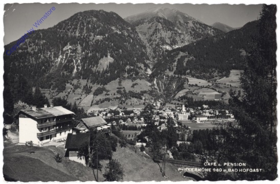 Bad Hofgastein, Cafe u. Pension Pyrkerhöhe