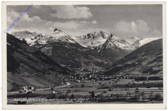 ak121418 Bad Hofgastein, mit Hohen Tauern