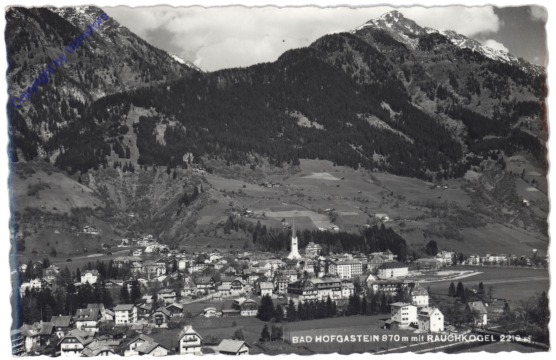 Bad Hofgastein, mit Rauchkogel