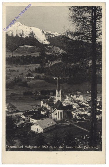 Bad Hofgastein, an der Tauernbahn