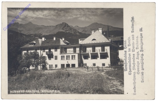 Bad Hofgastein, Kurhaus Haschke