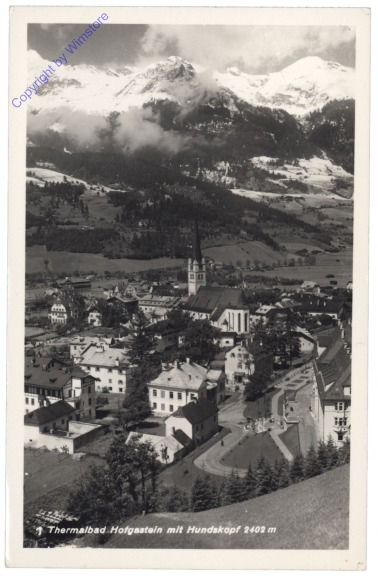 ak121448 Bad Hofgastein, mit Hundskopf