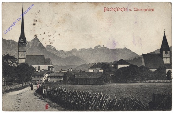 Bischofshofen, Ortsansicht u. Tennengebirge