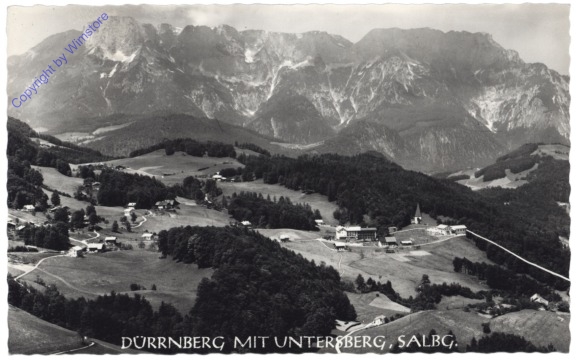 Dürrnberg, mit Untersberg