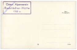 Filzmoos, Rossbrand, Radstädterhütte