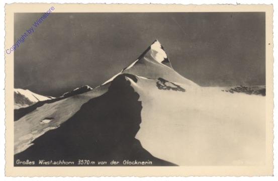 Fusch an der Großglocknerstraße, Großes Wiesbachhorn von der Glocknerin