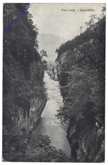 ak121668 Golling an der Salzach, Pass Lueg, Salzachöfen