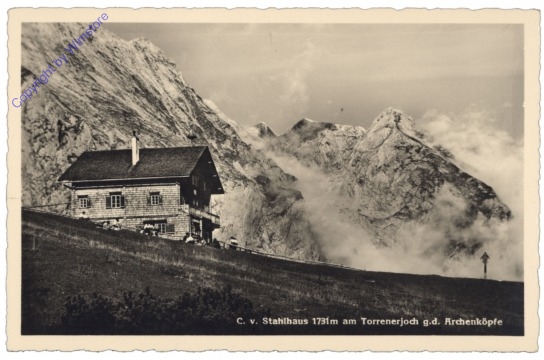 ak121670 Golling an der Salzach, C.v. Stahlhaus am Torrenerjoch g.d. Archenköpfe