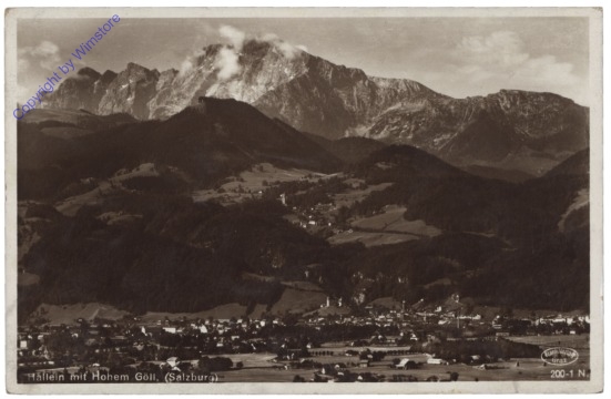 Hallein, mit hohem Göll