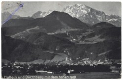 Hallein, und Dürrnberg mit dem hohen Göll