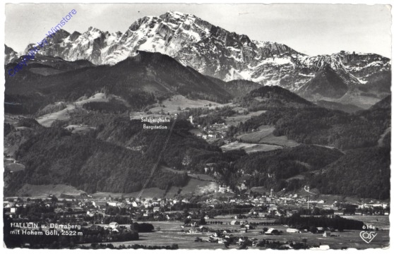 Hallein, und Dürrnberg mit dem hohen Göll