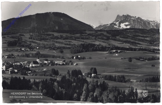 Henndorf, mit Gaisberg u. Untersberg