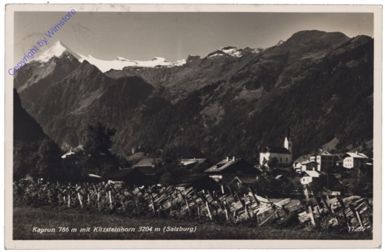 ak121753 Kaprun, mit Kitzsteinhorn