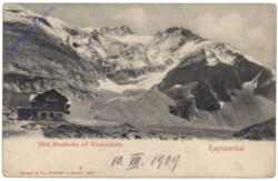 Kaprun, Hotel Moserboden mit Wiesbachhorn