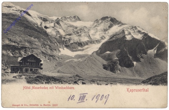 ak121775 Kaprun, Hotel Moserboden mit Wiesbachhorn
