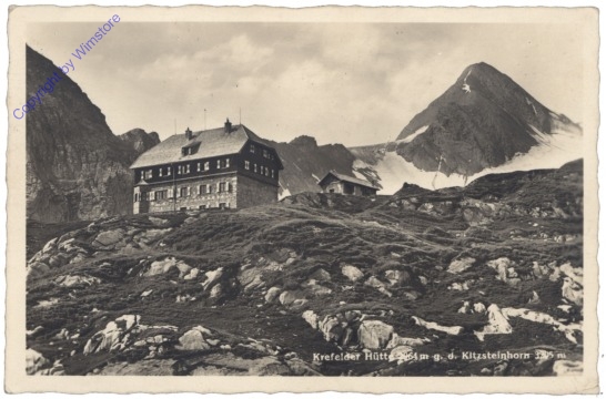 ak121780 Kaprun, Krefelder Hütte g.d. Kitzsteinhorn