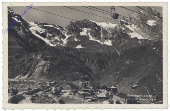 ak121787 Kaprun, Moserboden u. Kitzsteinhorn