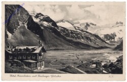 Kaprun, Hotel Moserboden mit Karlinger Gletscher