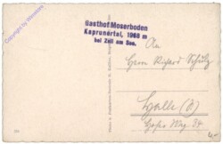 Kaprun, Hotel Moserboden mit Karlinger Gletscher