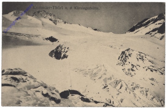Krimml, Krimmler-Thörl v.d. Kürsingerhütte